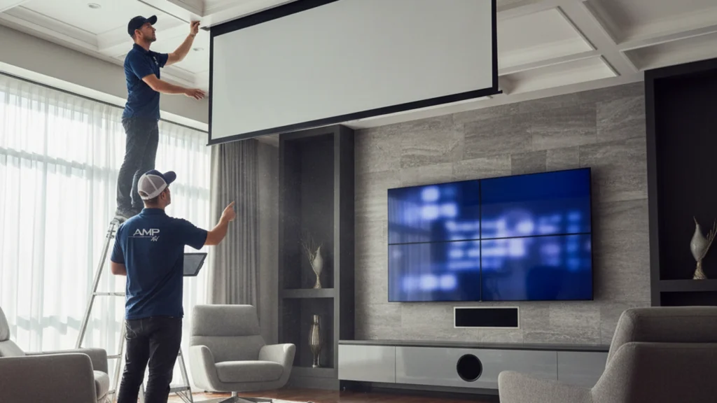 Home Theater Screen Installation: Projector Screens vs TV Walls [Expert Guide] - hero image